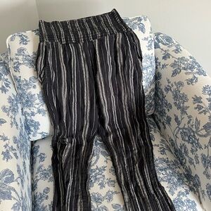 Stripped Pants Loose Beachy